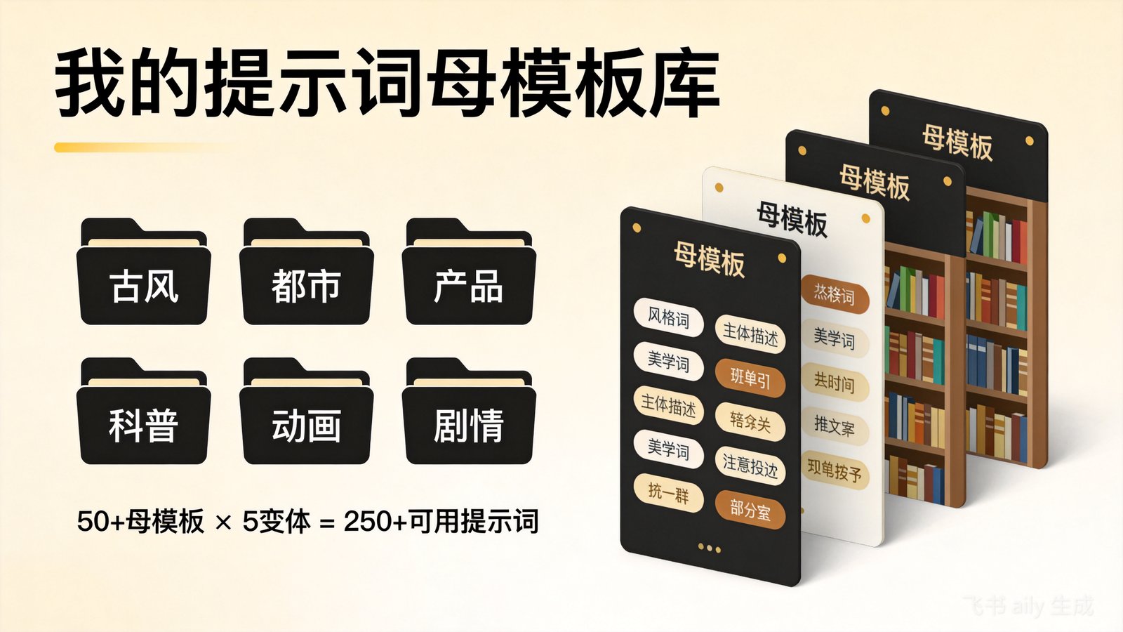 AI视频提示词母模板库示例